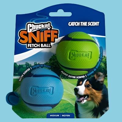 Chuckit Sniff Fetch Bal Combo Pindakaas & Bacon