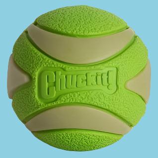 Chuckit Max Glow Ultra Squeekerbal Groen