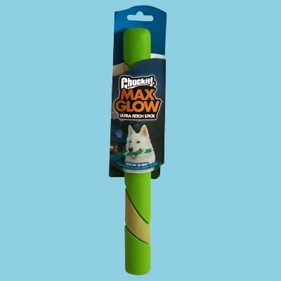 Chuckit Max Glow Ultra Fetchstick Groen