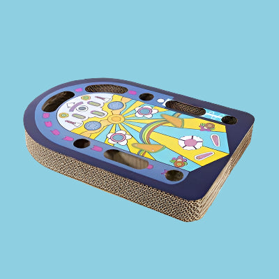 Rosewood Krabplank En Speelbaan Flipperkast Blauw