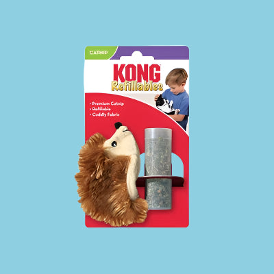 Kong Egel Met Catnip Bruin
