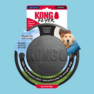 Kong Extreme Flyer Frisbee Zwart