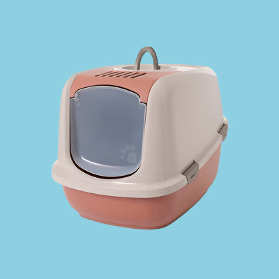 Savic Kattenbak Nestor Jumbo Champagne Roze / Terracotta
