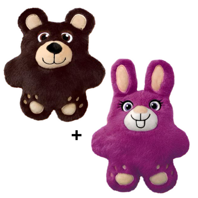 Combideal - Kong Snuzzles Bunny (24 CM) + Kong Snuzzles Bear (22 CM)