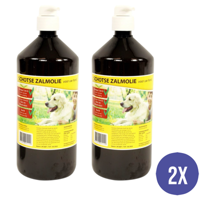 Combideal Utopia - Zalmolie Naturel Met Pompje - 2x 1 LTR
