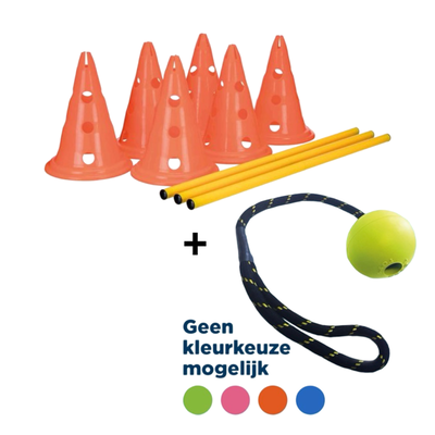 Combideal Trixie Dog Activity Hordenset + Happy Pet Floater Stevig Trekspeelgoed