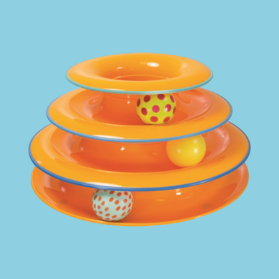 Petstages - Tower Of Racks Oranje Kat