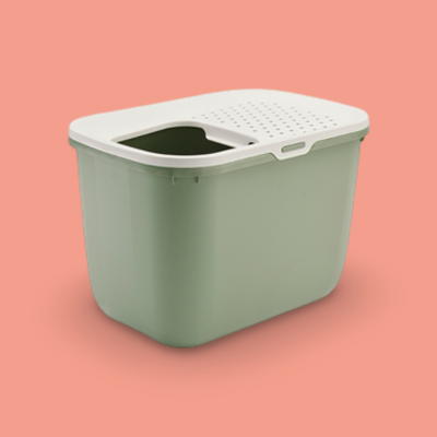 Savic - Kattenbak Hop In Botanical Groen