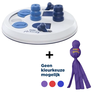 Combideal  Trixie Dog Activity Flip Board + Kong Wubba Assorti