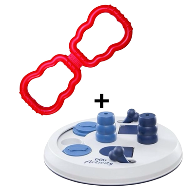 Combideal - Trixie Dog Activity Flip Board + Kong Tug Toy 32,5X11,5X2,5Cm