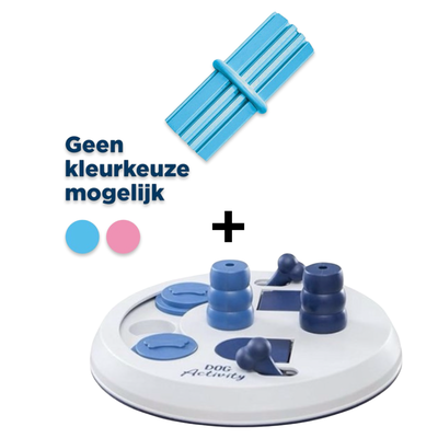 Combideal -  Kong Puppy Teething Stick Assorti + Trixie Dog Activity Flip Board (23 CM)