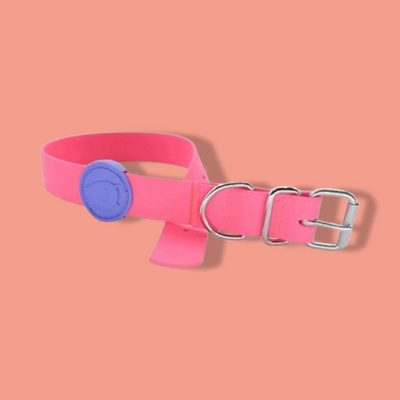 Morso - Halsband Hond Waterproof Gerecycled Passion Pink Roze