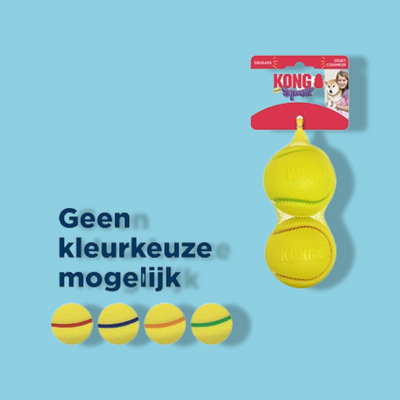 Kong - Squeezz Tpr Tennisbal Geel Assorti