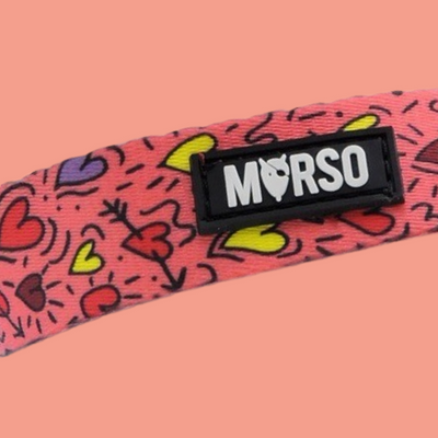 Morso - Mini Hondentuig Verstelbaar Gerecycled Pink Think Roze