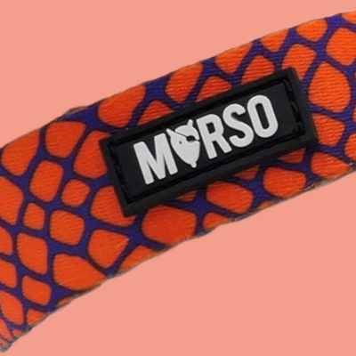 Morso - Mini Hondentuig Verstelbaar Gerecycled Urban Lizard Rood