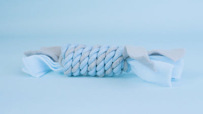 Little Rascals - Flostouw Spoel Met Fleece Blauw