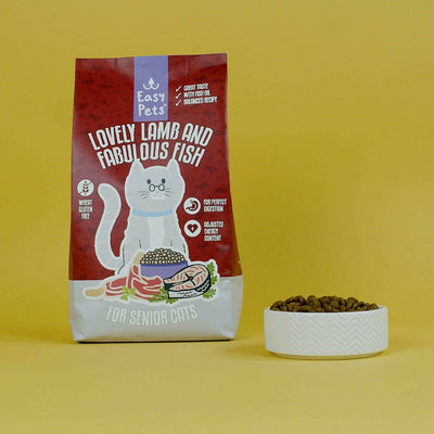 Easypets - Lovely Lamb & Fabulous Fish Senior Kattenvoer