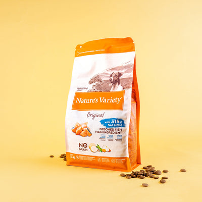 Nature's Variety - Original Adult Mini Salmon No Grain Hondenvoer