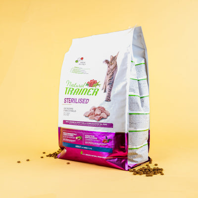 Natural Trainer - Sterilised White Meat Kattenvoer