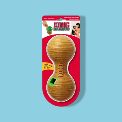 Kong - Bamboo Feeder Dumbbel Voerbal