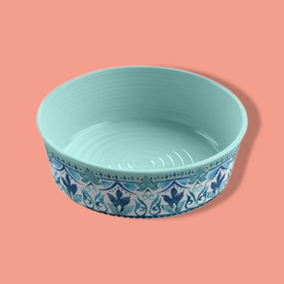 Tarhong - Voerbak Hond Gibraltar Melamine Blauw