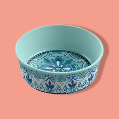 Tarhong - Voerbak Hond Gibraltar Melamine Blauw