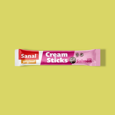 Sanal - Cream Sticks Zalm Kattensnack